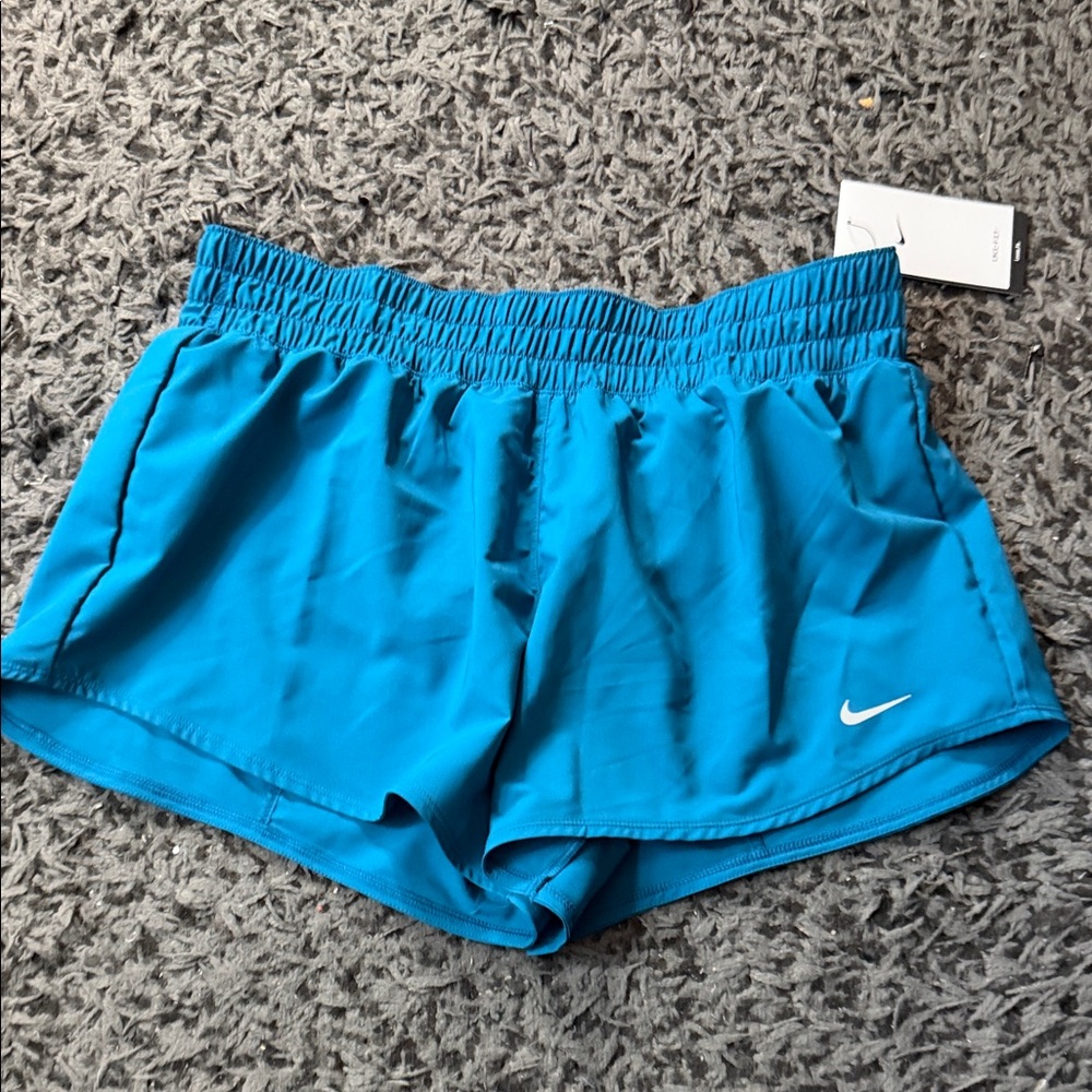 Nike Women's Vibrant Blue Athletic Shorts